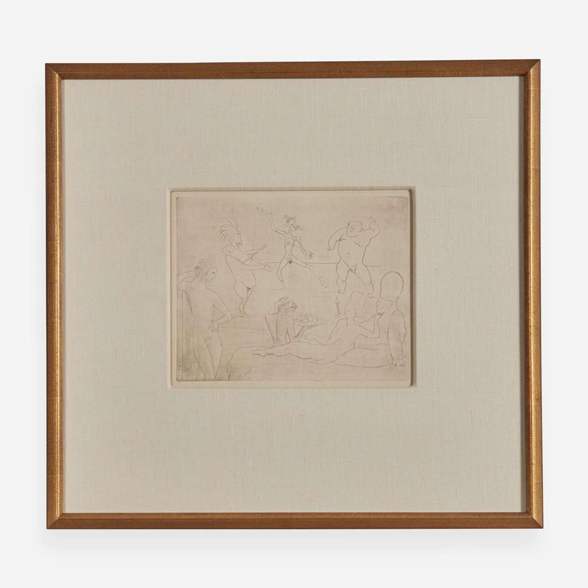 Pablo Picasso (Spanish, 1881-1973) La Danse from La Suite des Saltimbanques