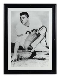 A Group of Four Large Scale Photographs of Mike Ditka as Player Formerly Displayed at Mike Ditka’s Restaurant