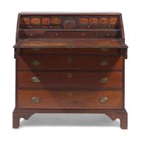 A Chippendale Cherry Slant-Front Desk