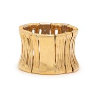 ROBERTO COIN, BICOLOR GOLD AND DIAMOND 'ELEPHANTINO' RING