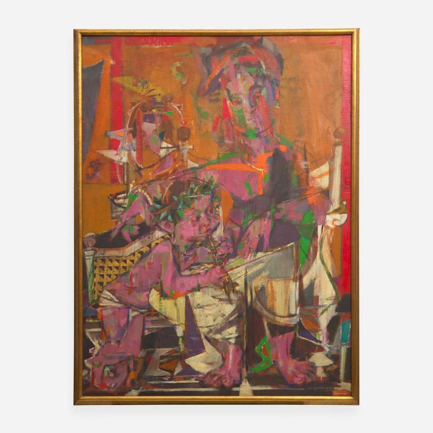 Jack Levine (American, 1915–2010) Orpheus and Calliope