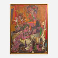 Jack Levine (American, 1915–2010) Orpheus and Calliope