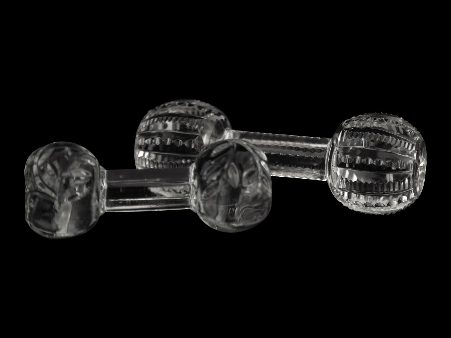 A Group of Glass Knife Rests