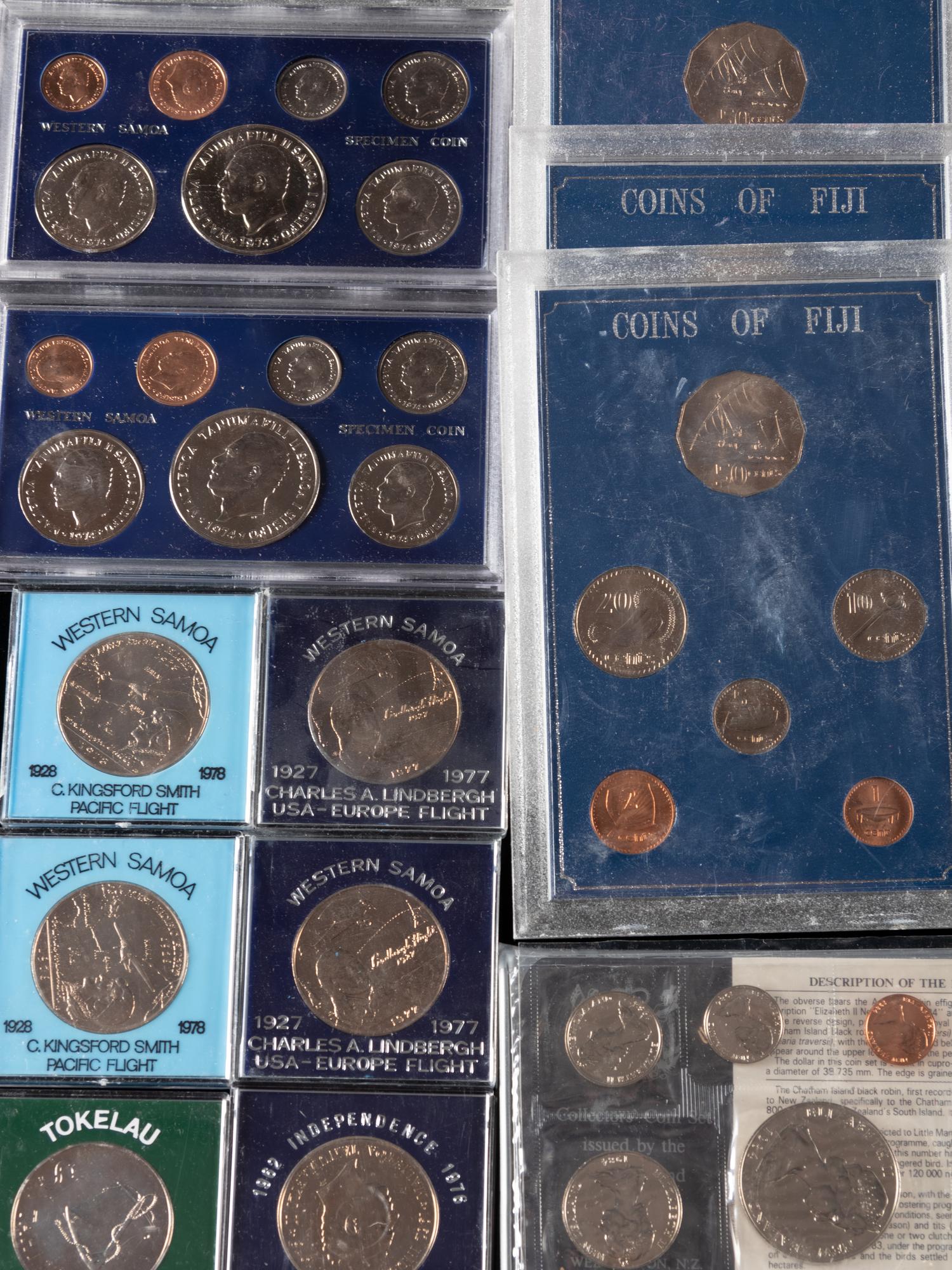 [INTERNATIONAL] A Large Collection of Australia, New Zealand and Pacific Island Proof, Mint and Commemorative Coin Sets
