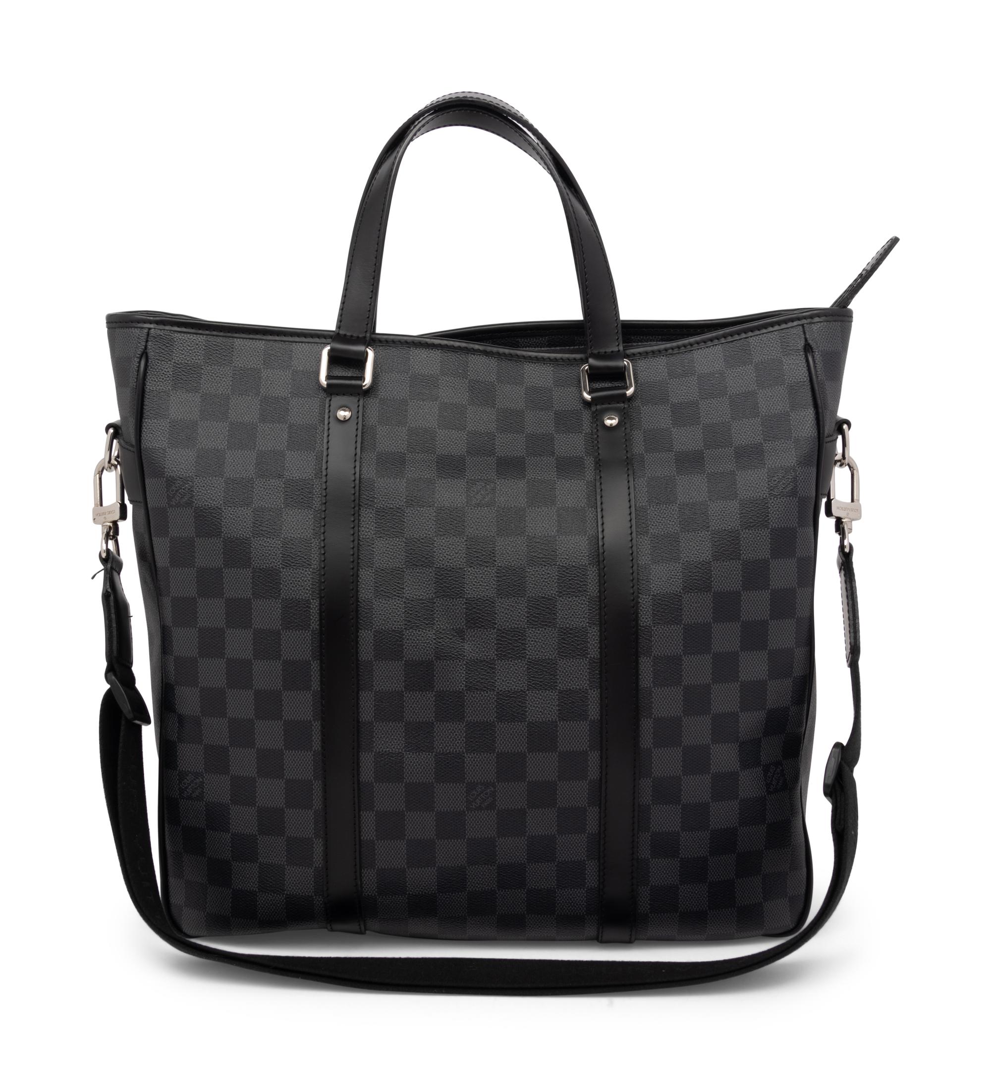 Louis Vuitton Tadao Handbag Damier Graphite MM, 2008
