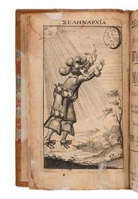 BERGERAC, Cyrano de (1619-1655). Selenarchia. Or, the Government of the World in the Moon: A Comical History . Thomas St. Serf, translator. London: J. Cottrel for Hum. Robinson, 1659.