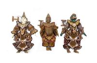 Three Thai Marionettes