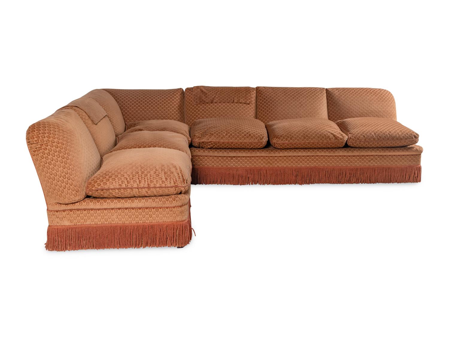 A Contemporary Upholstered Sectional Sofa