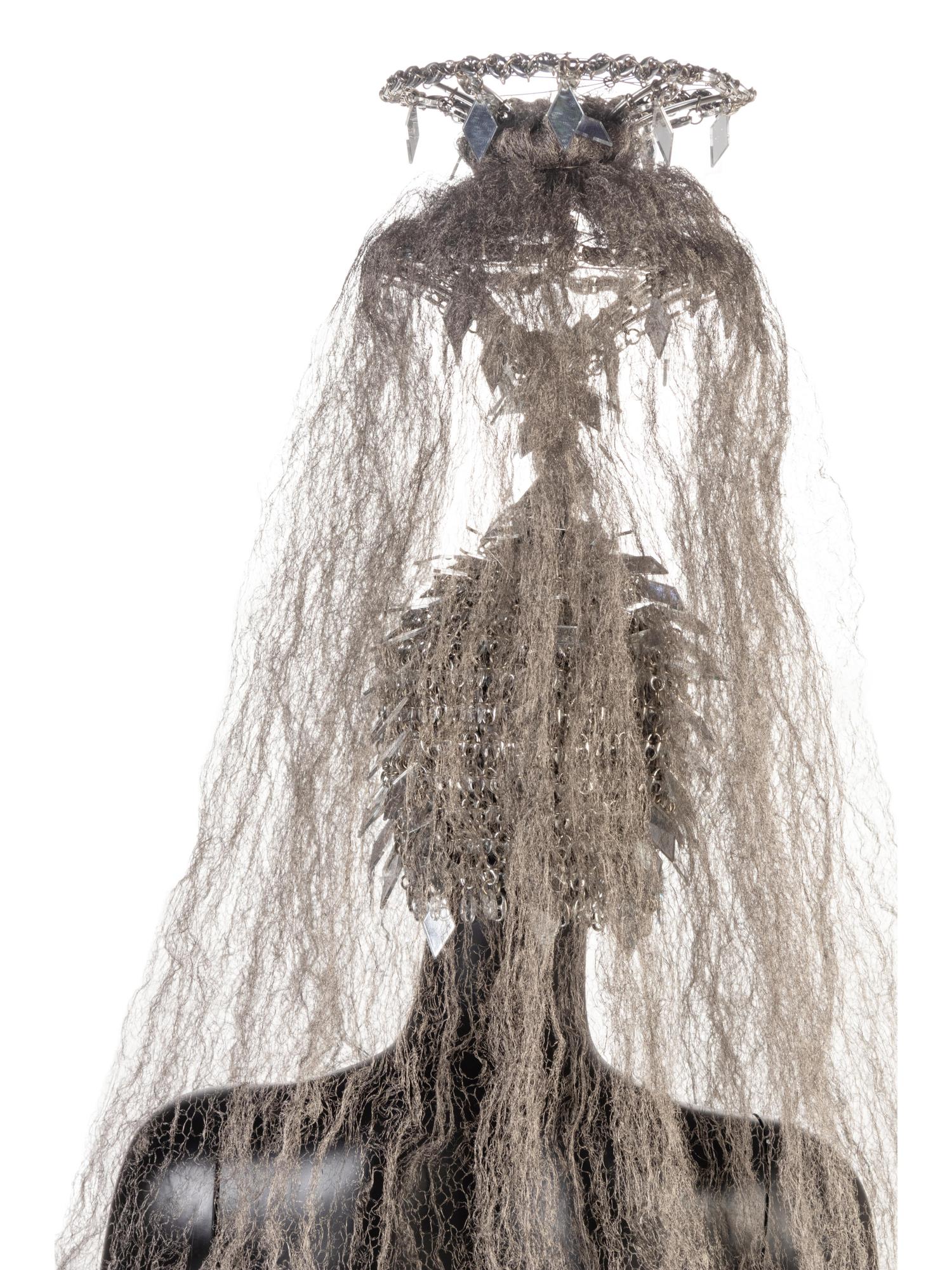Paco Rabanne Headdress with Wire Veil