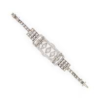 DIAMOND AND PLATINUM BRACELET