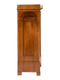 A Biedermeier Figured Birch Cabinet