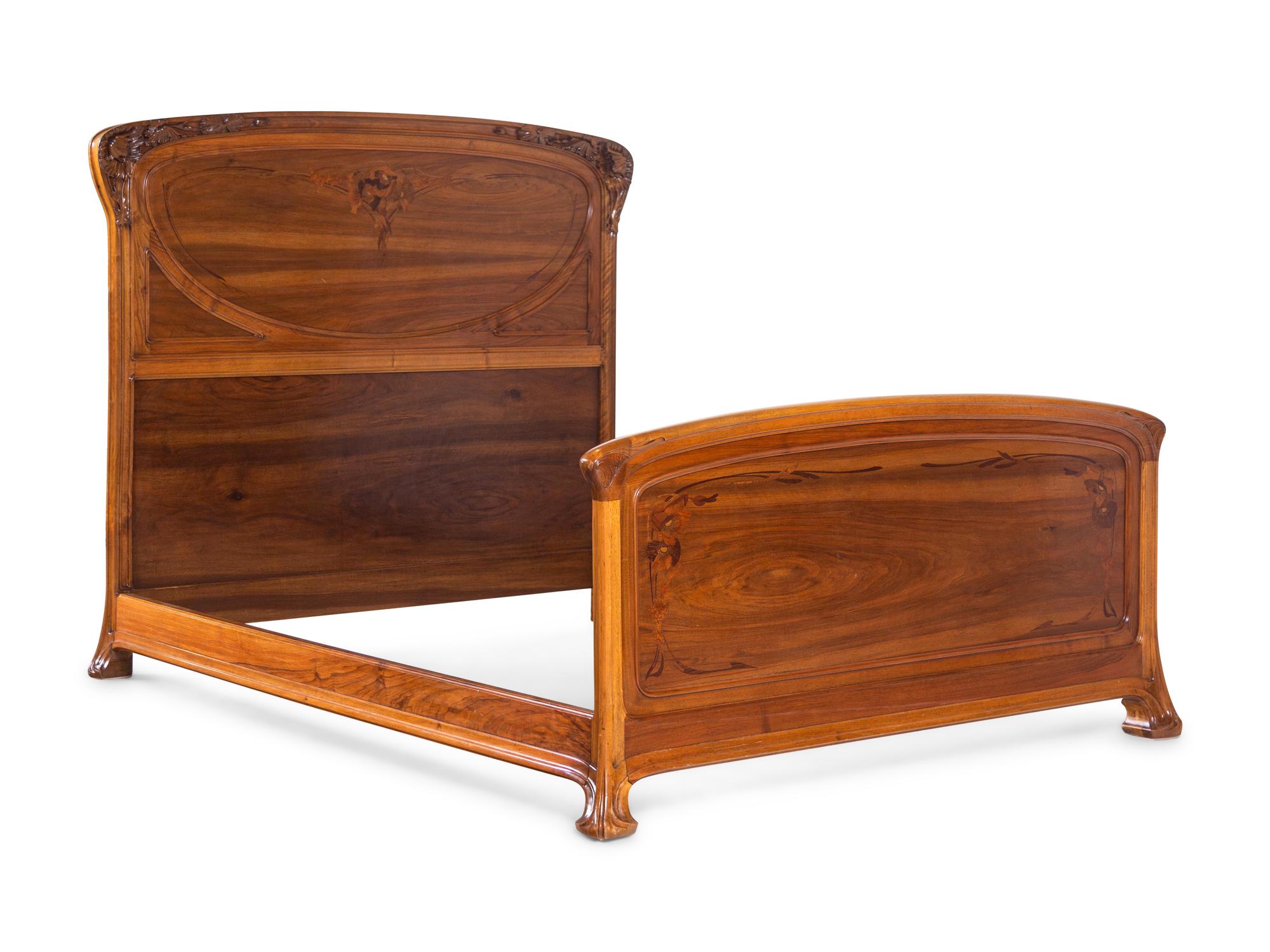 Art Nouveau Bed, c. 1900