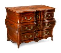 A Louis XV Provincial Walnut Commode