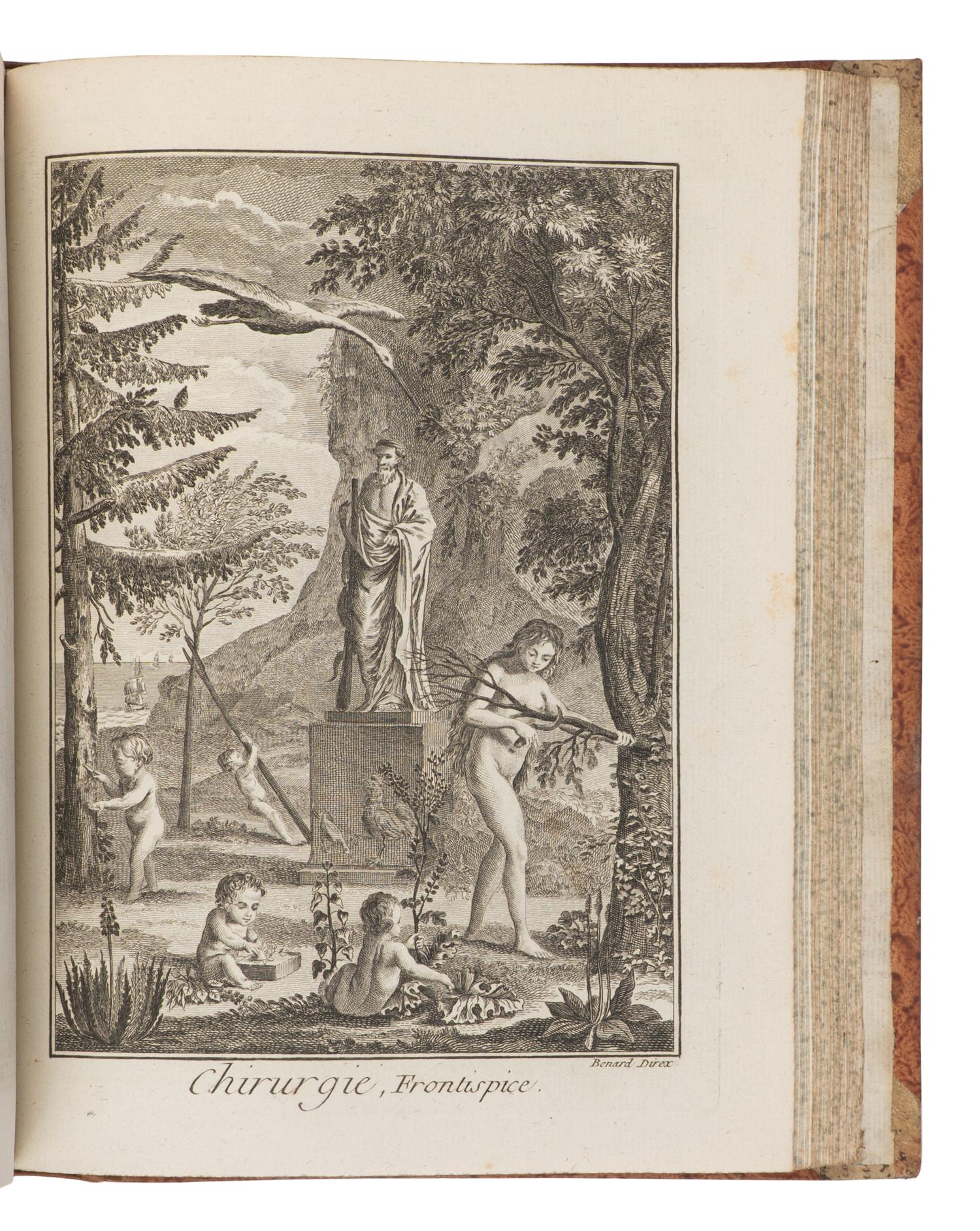 [Science & Technology]. Diderot, Denis (1713-1784) and Jean le Rond D' Alembert (1717-1783), editors. Encyclopédie, ou dictionnaire raisonné des sciences, des arts et des métiers...Nouvelle Edition Geneva: Chez Pellet, 1777-1779.