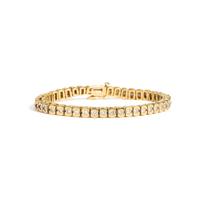 YELLOW GOLD AND DIAMOND BRACELET