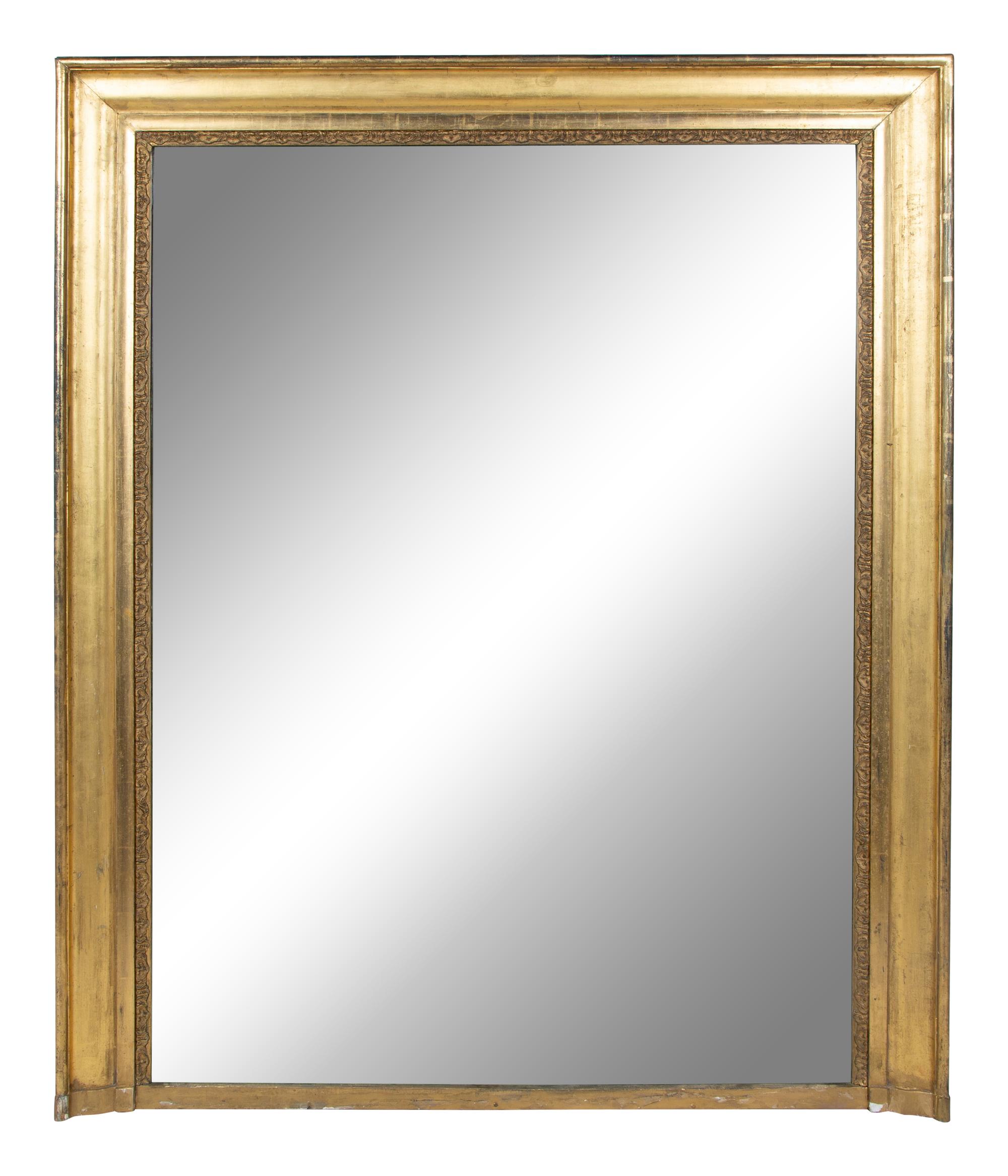 A Continental Giltwood Mirror — 19TH CENTURY