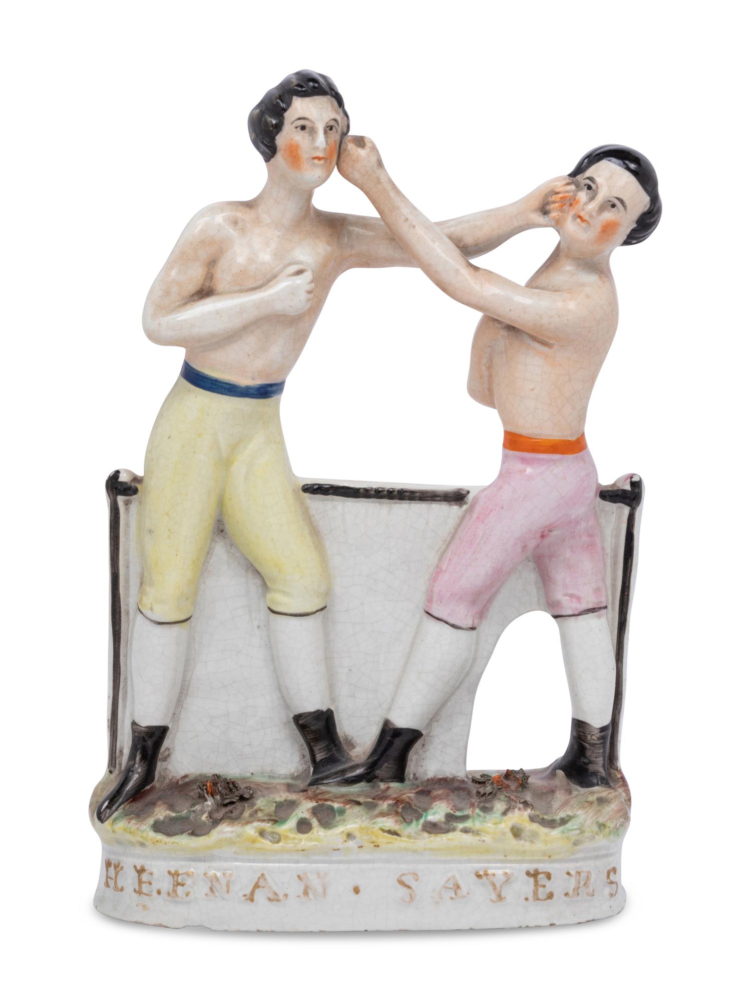 A Staffordshire Earthenware Figural Group