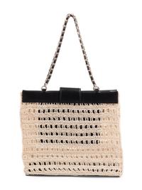 Chanel Braided Cord and Leather Bag, 1997-1999