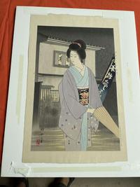Jinbo Tomoyo 神保朋世 浮世绘三幅 (Japanese b.1902-d.1994)