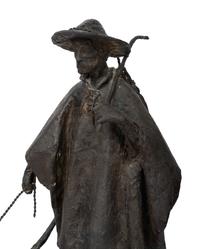 Man with Staff and Dog