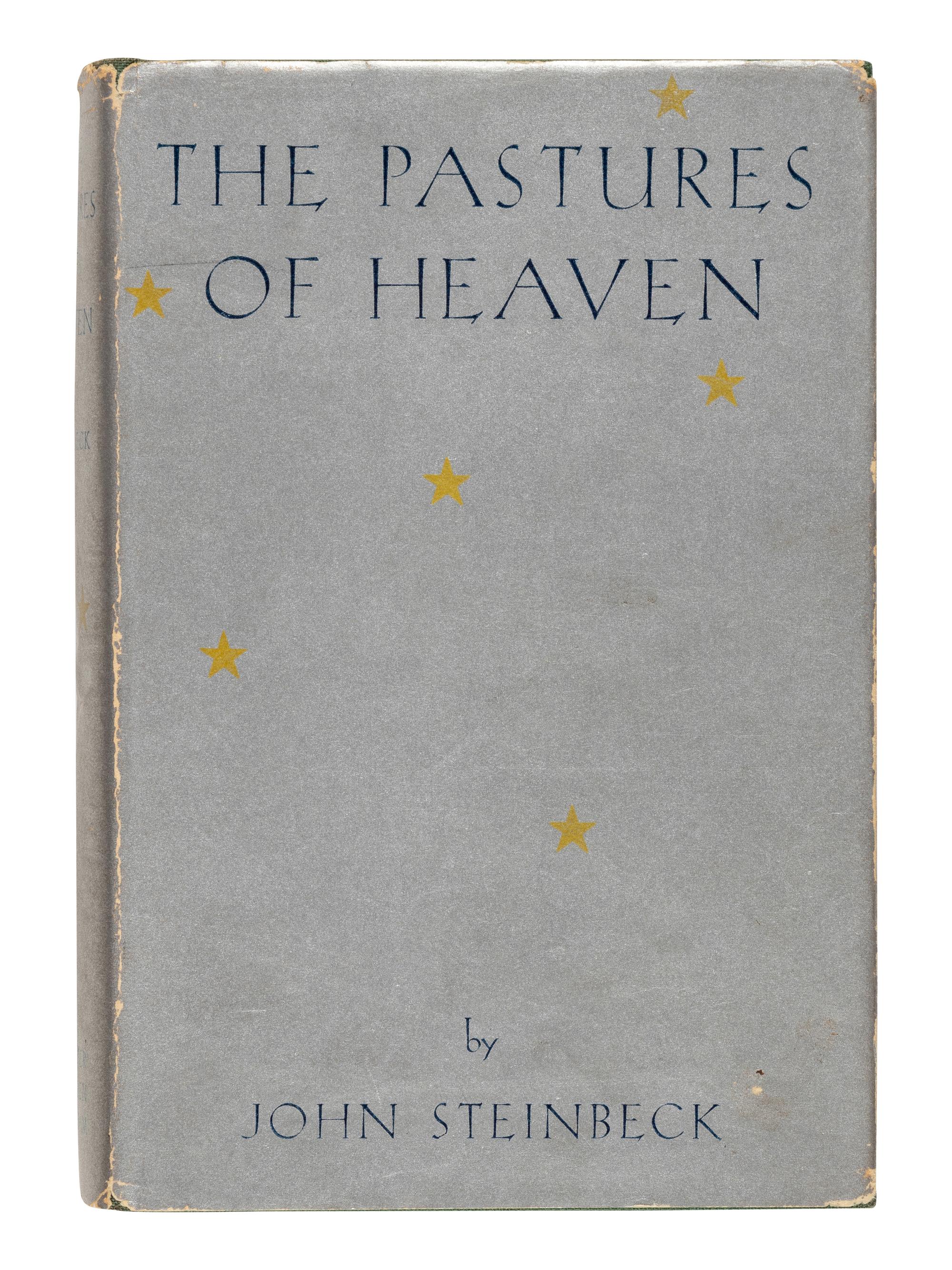 STEINBECK, John (1902-1968). The Pastures of Heaven . New York: Brewer, Warren & Putnam, 1932.