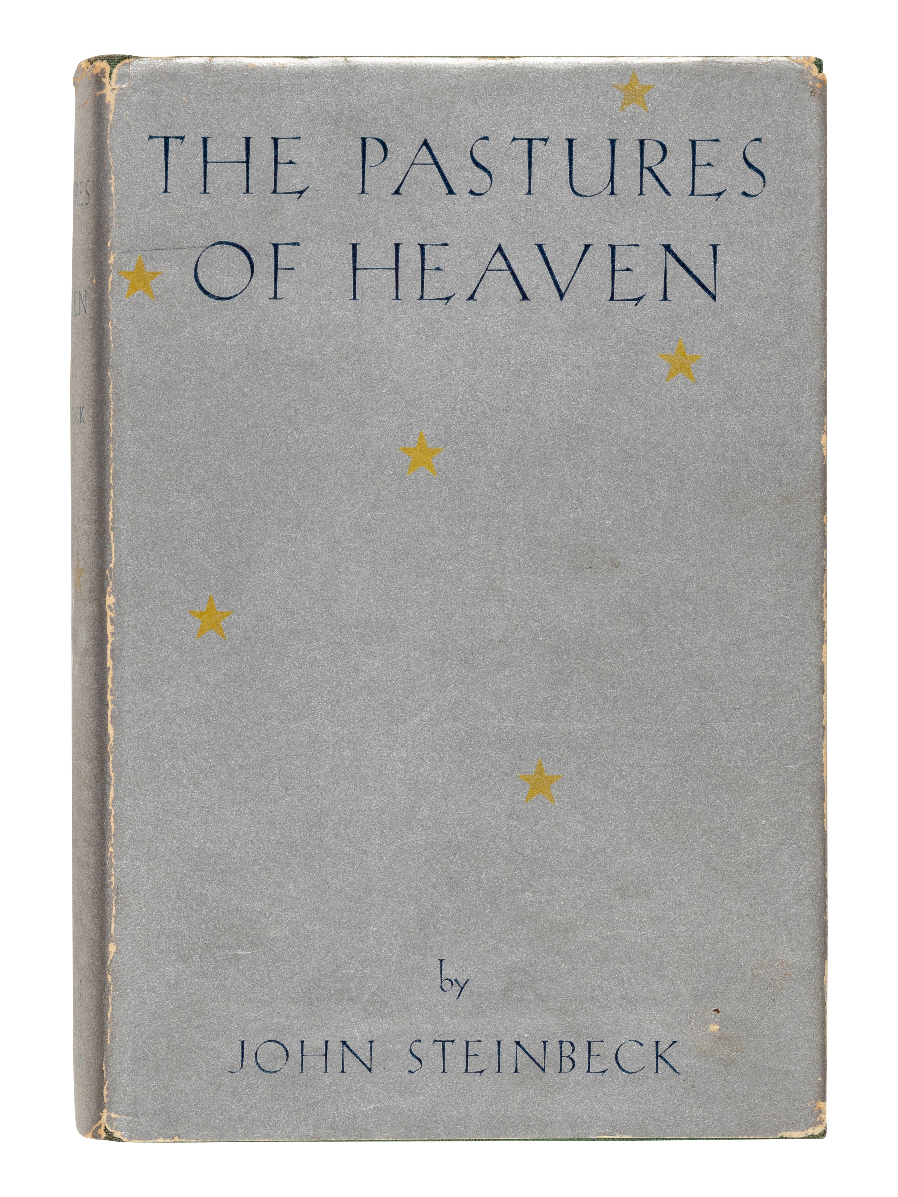 STEINBECK, John (1902-1968). The Pastures of Heaven . New York: Brewer, Warren & Putnam, 1932.