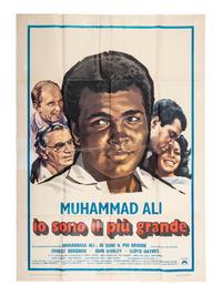 [ALI, Muhammad (1942-2016)] -- [FILM]. Io sono il più grande . Italy; Rotolitografica, 1977. Italian The Greatest poster.