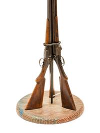 A Western Style Shotgun Floor Lamp