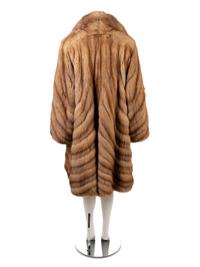 Hip Length Sable Swing Coat, 1980-90s
