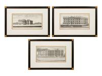 A Set of Three Architectural Engravings