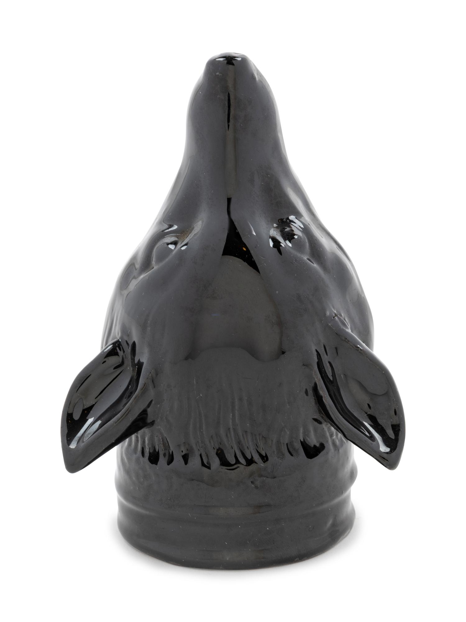 A Staffordshire Pottery Fox Stirrup Cup