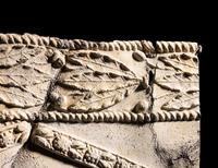 A Lead Sarcophagus Fragment