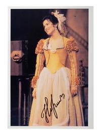 [20TH-CENTURY OPERA SINGERS]. A group of 6 signed photographs or photographic prints of opera singers from the 1970s-1990s, comprising images of: