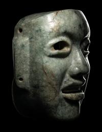 An Olmec Jade Mask