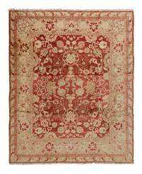 An Orange Oushak Wool Rug