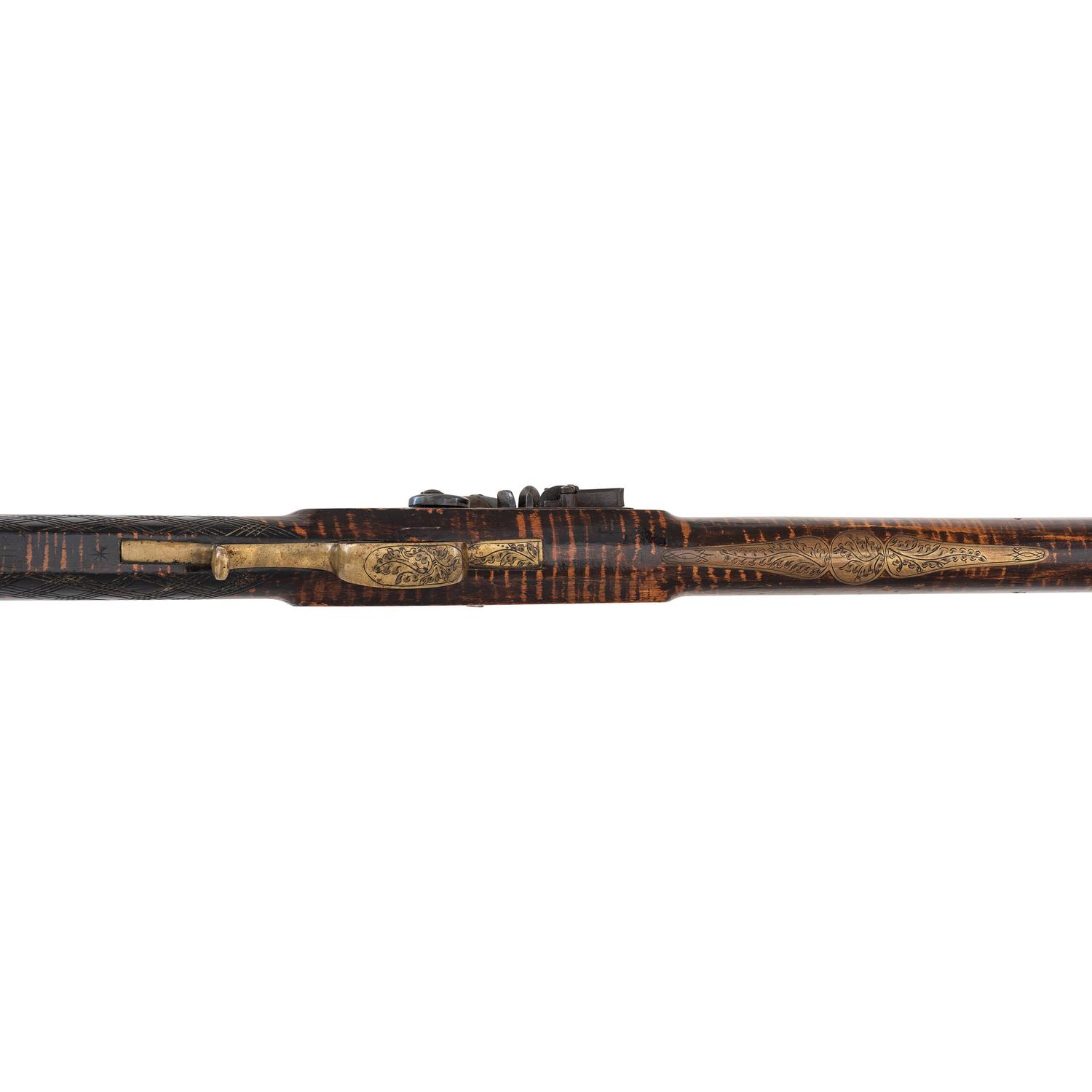 Exceptional Leman Flintlock Chief's Grade Rifle