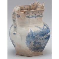 William Henry Harrison 1840 Campaign Wedgwood Transferware Ewer