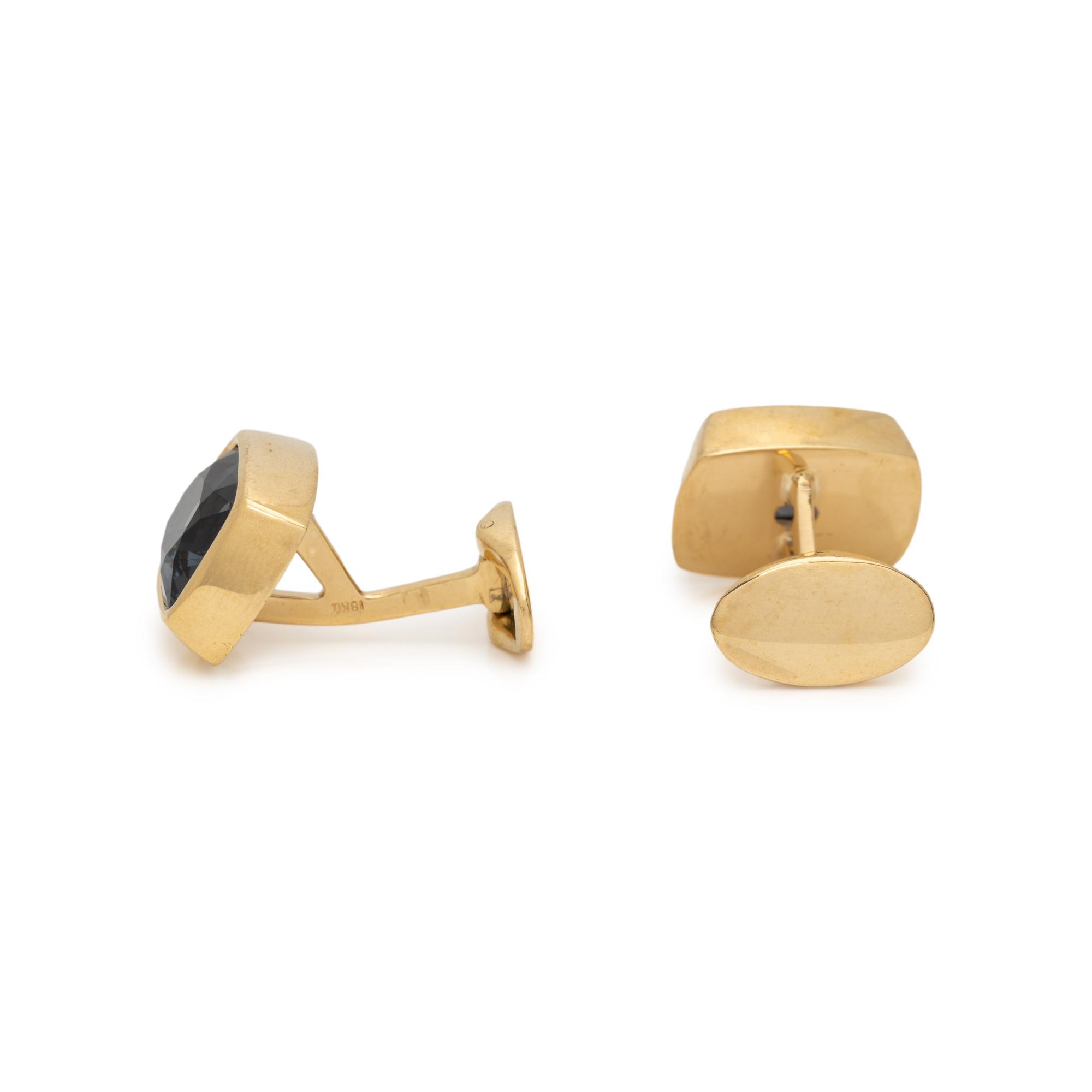 GRAY SPINEL CUFFLINKS