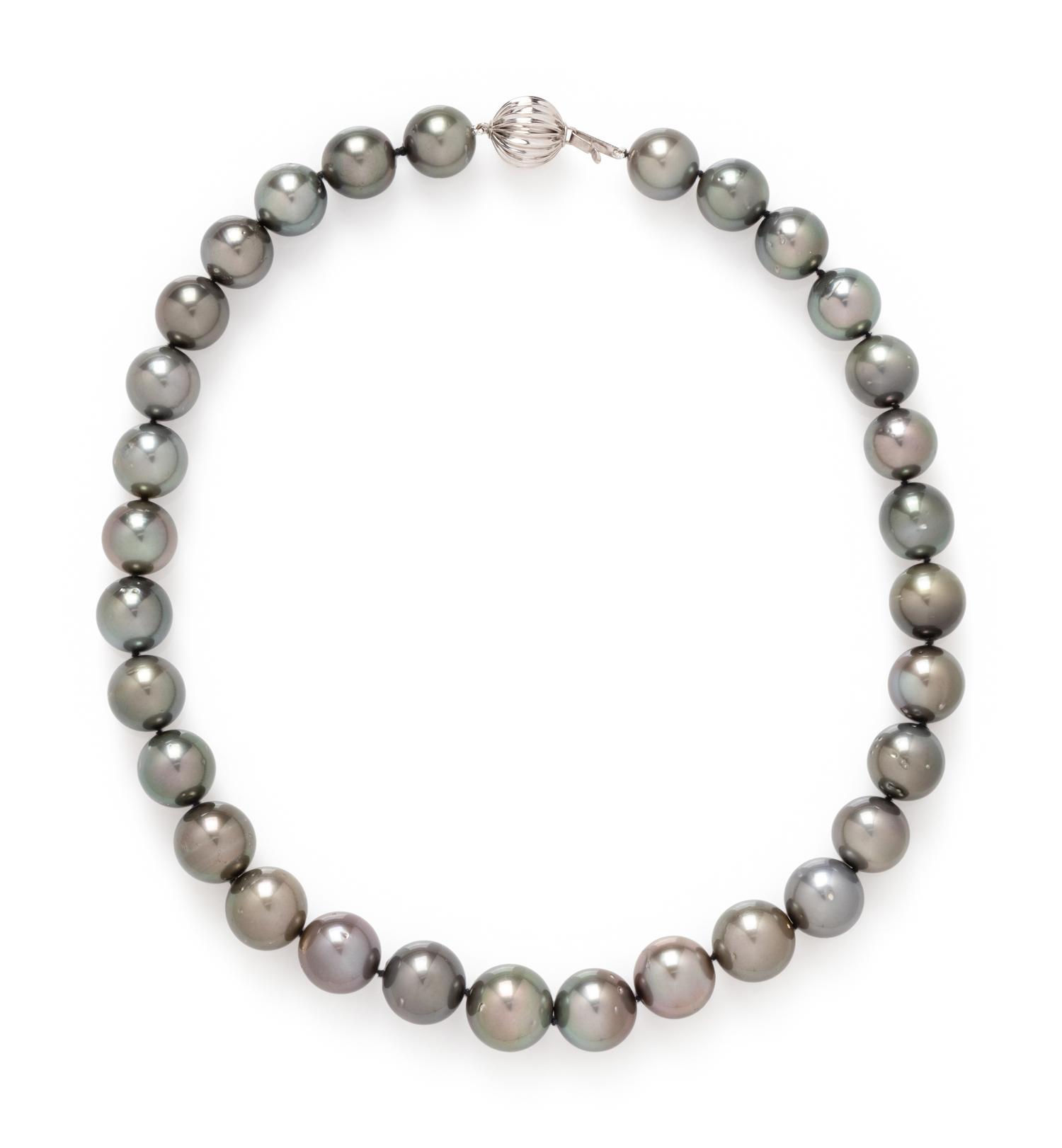 CULTURED TAHITIAN PEARL NECKLACE