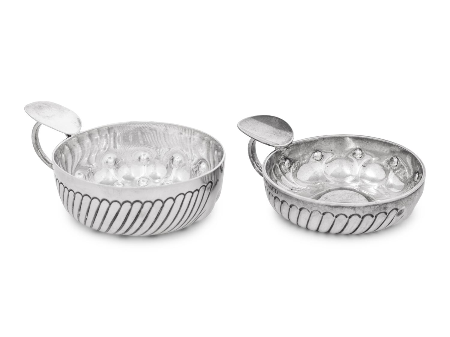 Two Silver Wine Tasters