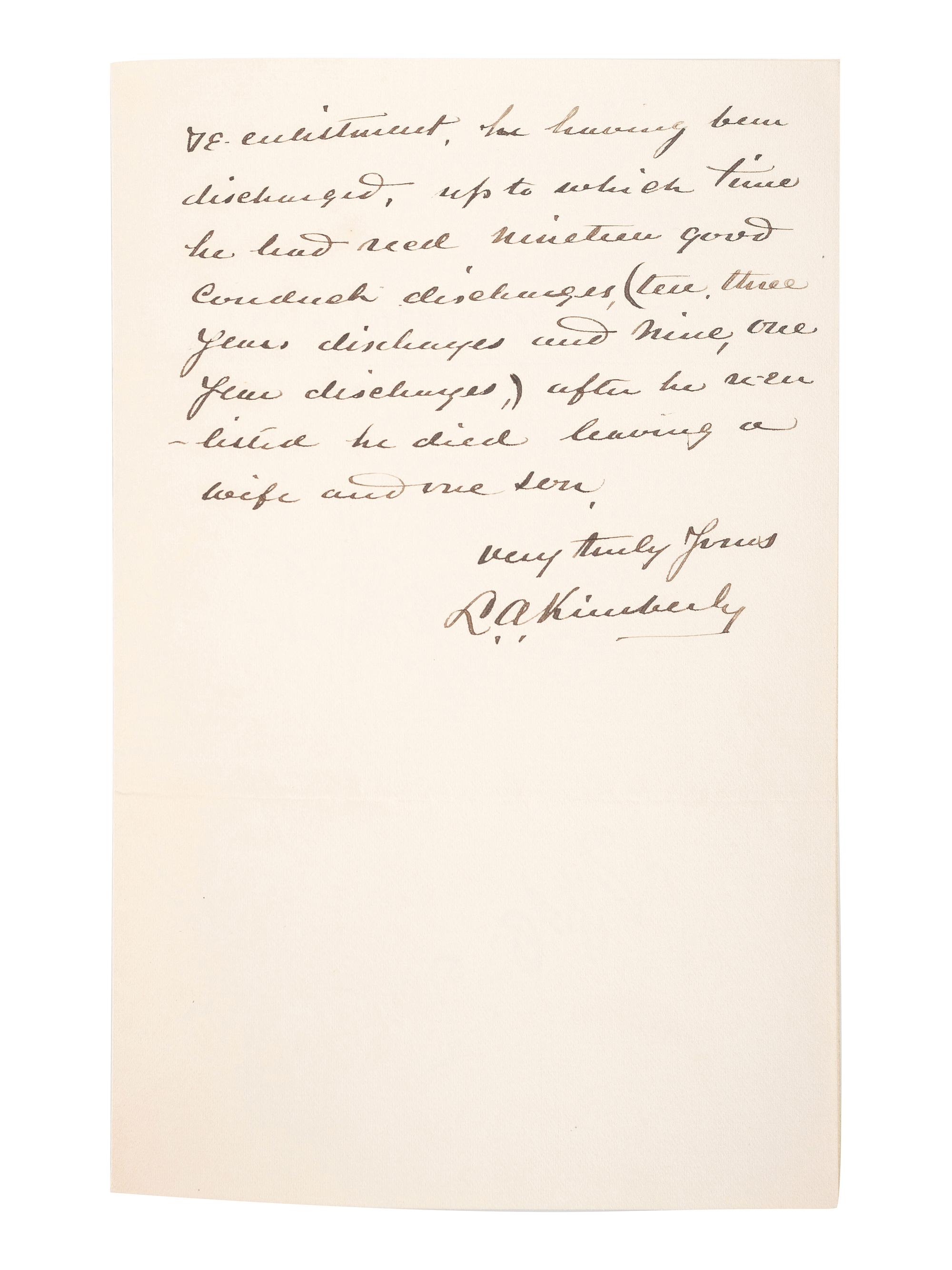 [CIVIL WAR - NAVY]. A group of 9 documents related to Robert Coster and his efforts to confirm the identity of the man who lashed Rear Admiral David G. Farragut to the rigging of the Hartford at the Battle of Mobile Bay.