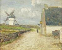 Le Chemin du Moulin, Batz , 1897
