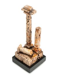 A Set of Four Grand Tour Style Composition Models of Ruins