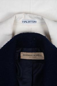 Two Designer Coats: One Norman Norell, One Halston, 1960-70s