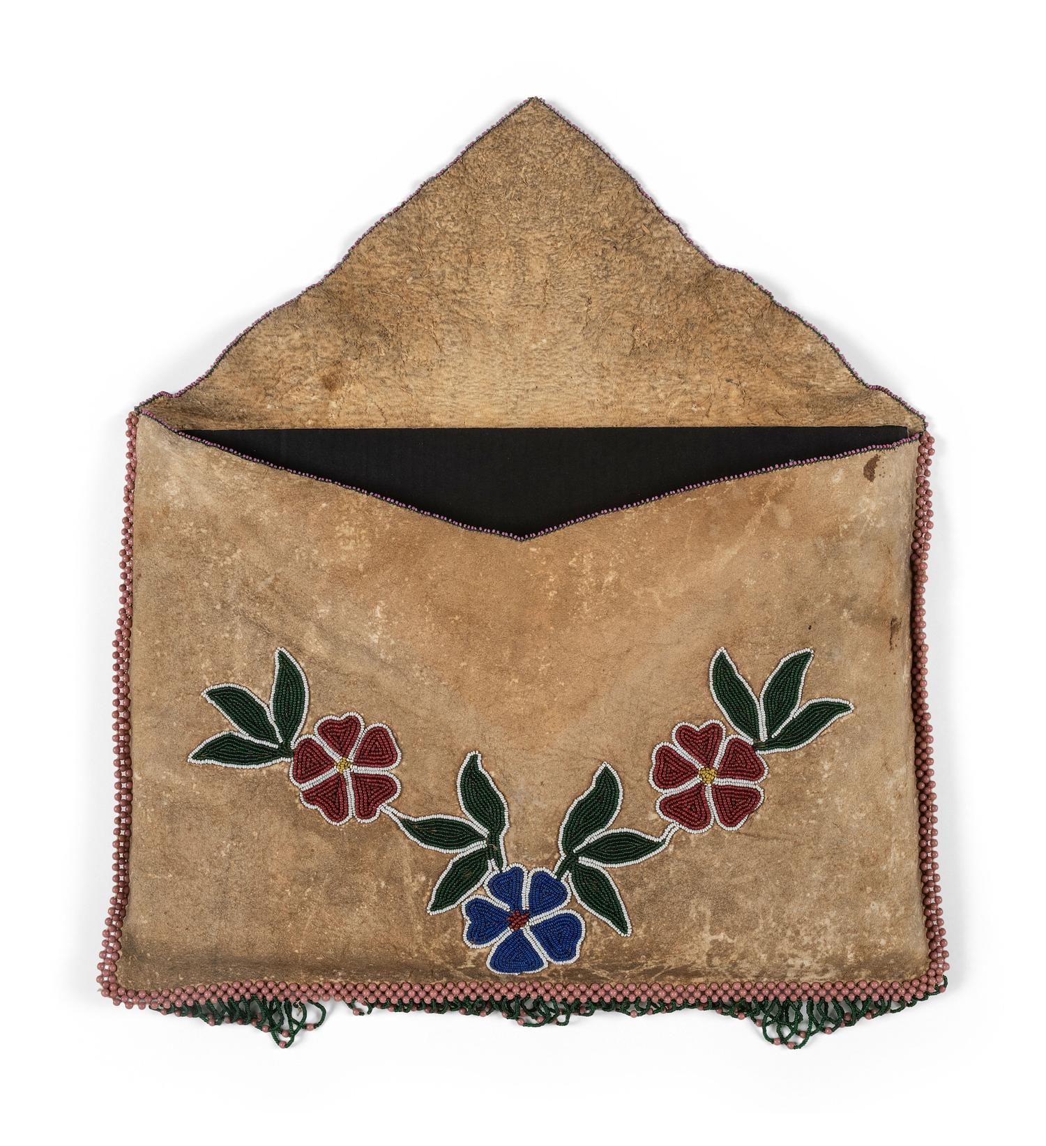 Northern Cree Moose Hide Sled Bag