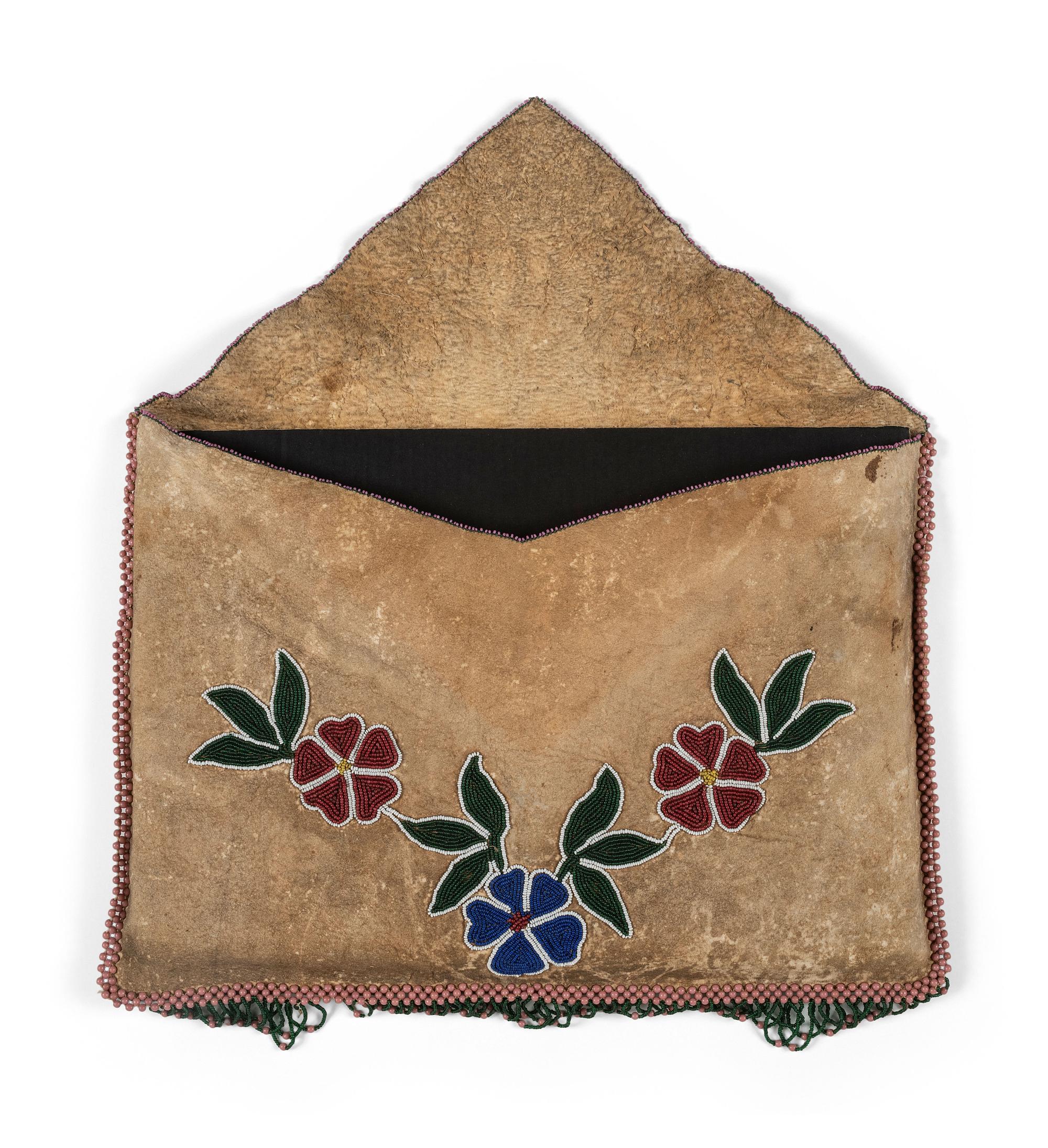 Northern Cree Moose Hide Sled Bag