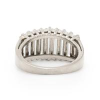 DIAMOND AND PLATINUM RING