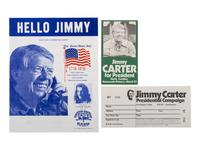 [POLITICS]. Massive group of campaign and presidential ephemera, 2nd half of the 20th century.