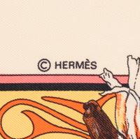 Hermès Scarf with Kermit Oliver Print