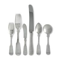 A Federal Style Sterling Silver Flatware Service with Cast Flower Baskets